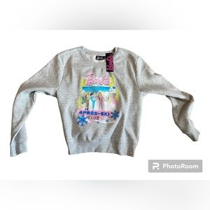 Barbie Crew Neck Long Sleeve Sweatshirt Size L
